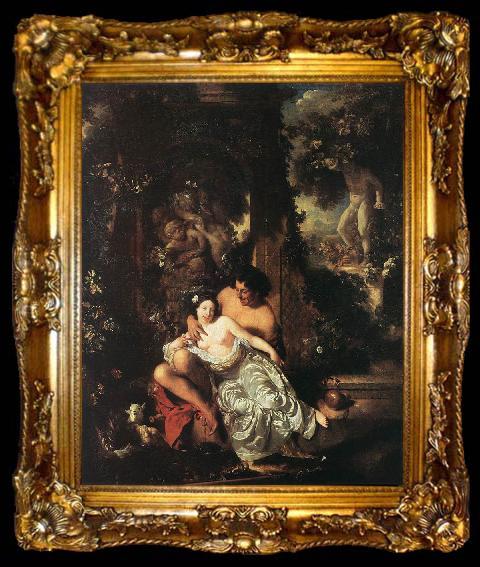 framed  WERFF, Adriaen van der Scene with Shepherd, ta009-2